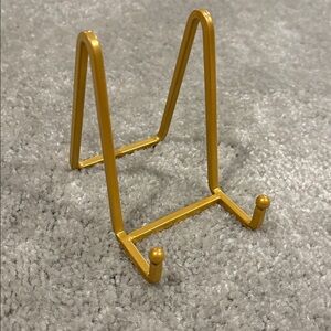 Gold Metal Display Stand